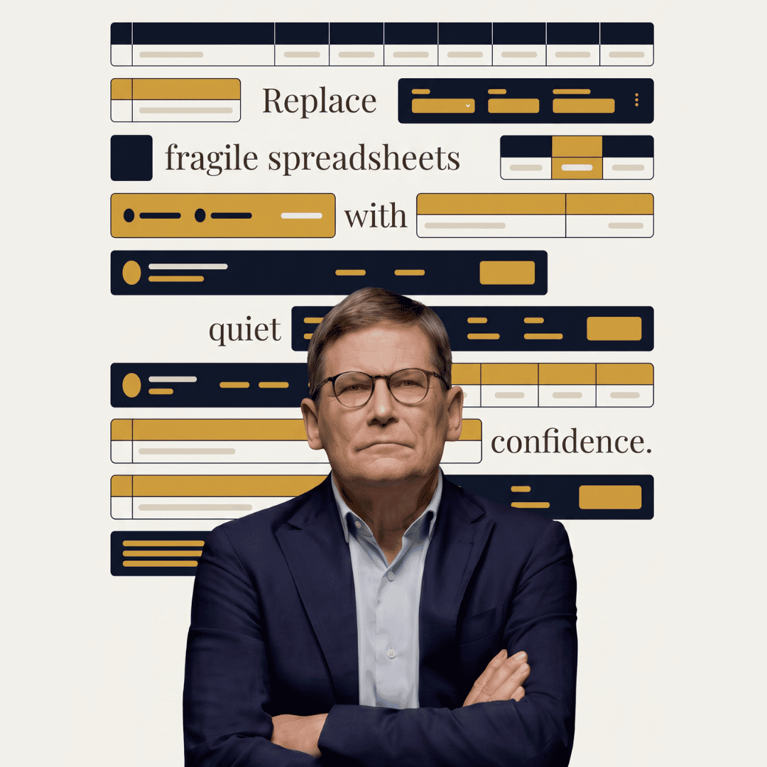 Replace fragile event spreadsheets with quiet confidence — eventmanagement.shop by Jesse Kiuru